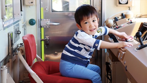 運転台への乗車