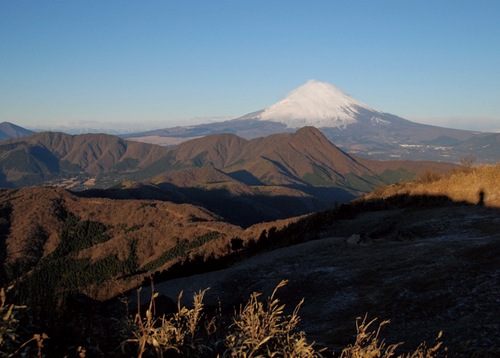山頂から見る富士山が人気