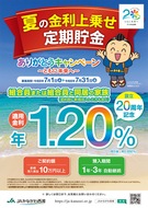 夏の金利上乗せキャンペーン