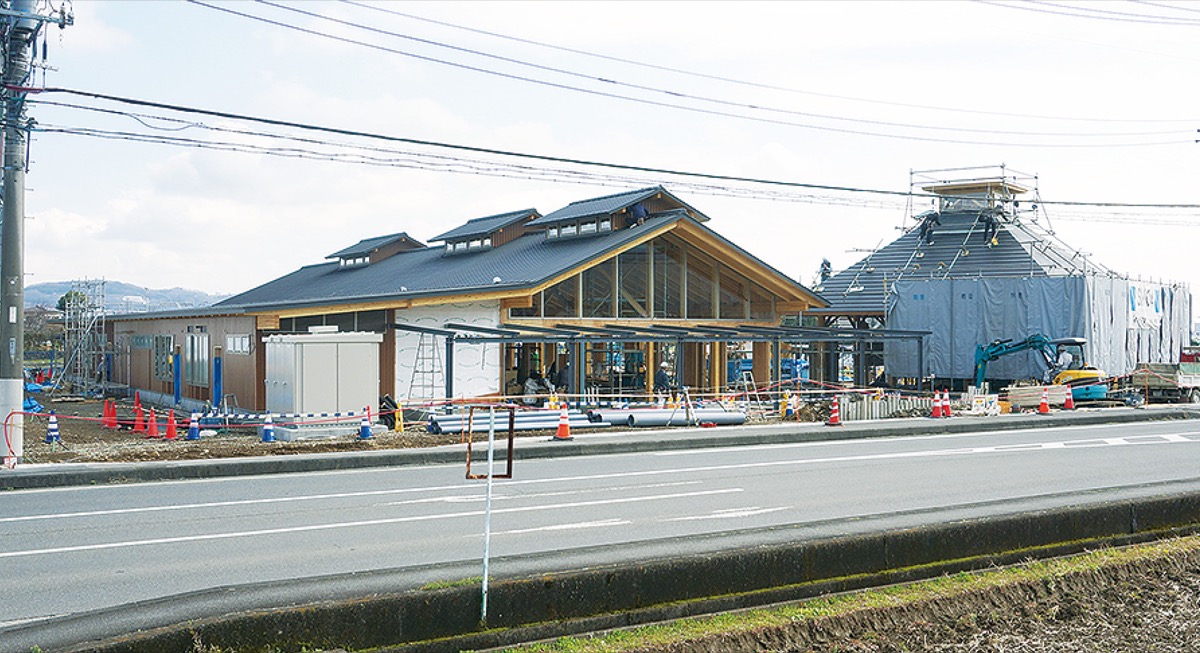 建設中の道の駅