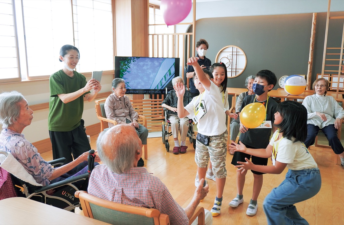 児童主体で地域交流