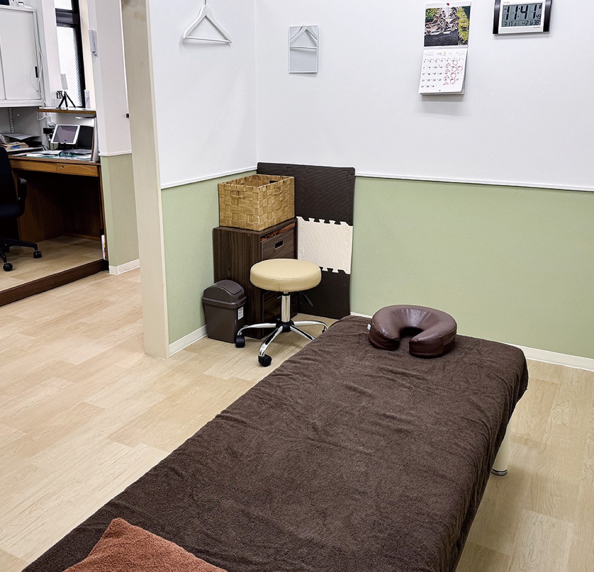 広々とした施術室