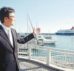 斉藤市長「海からの景観売り込む」