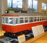 登山電車の模型