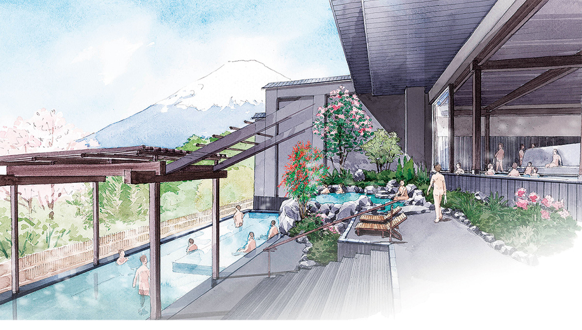 新日帰り温泉施設「木の花の湯」イメージ