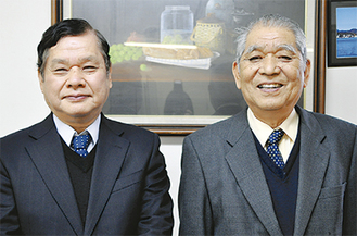 陶山会長（右）と池田さん