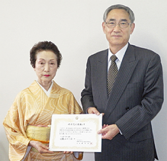 五月さん（左）と藤村会長