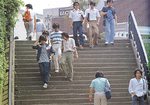 １９８３年頃の階段（東海大提供） 