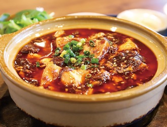 「中国料理 北京館」で提供される秦野産ジビエを使った鹿肉麻婆豆腐
