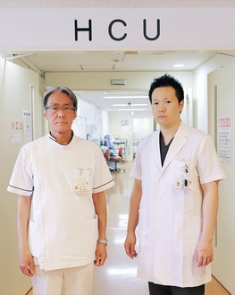 廣田部長（左）と阿部医師