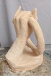 加藤さんの彫塑作品