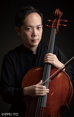 その音色で多くの人を魅了する、チェリスト・玉川克（たまがわまさる）さん。