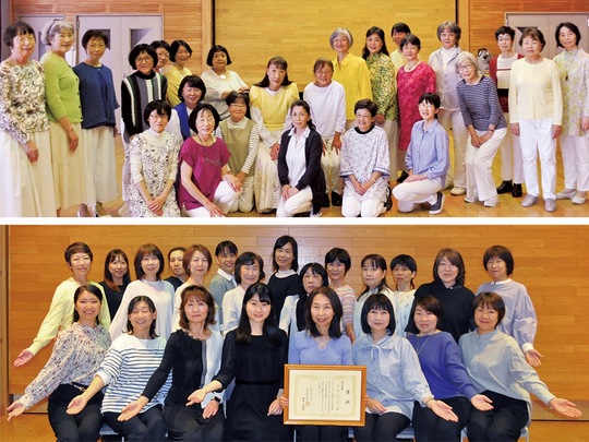 アンサンブルMIMI（上）とコーロ・トゥッティ