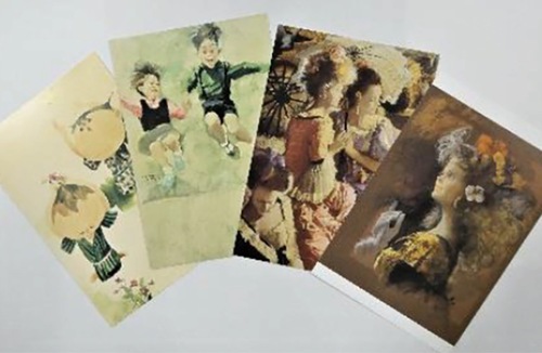 配布されるポストカードの一部