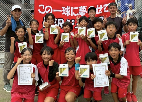 男女共に準優勝した丹沢ジュニア