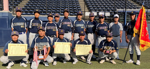 優勝した古希チーム