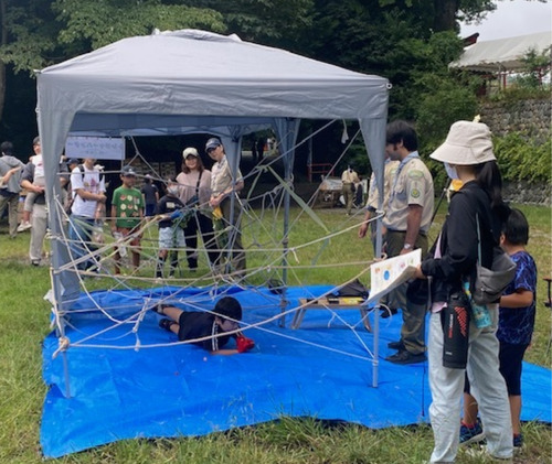 子どもたちが遊びを体験
