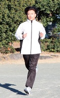 練習に励む直江さん
