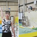 インターハイの舞台を目指し、練習する富田さん