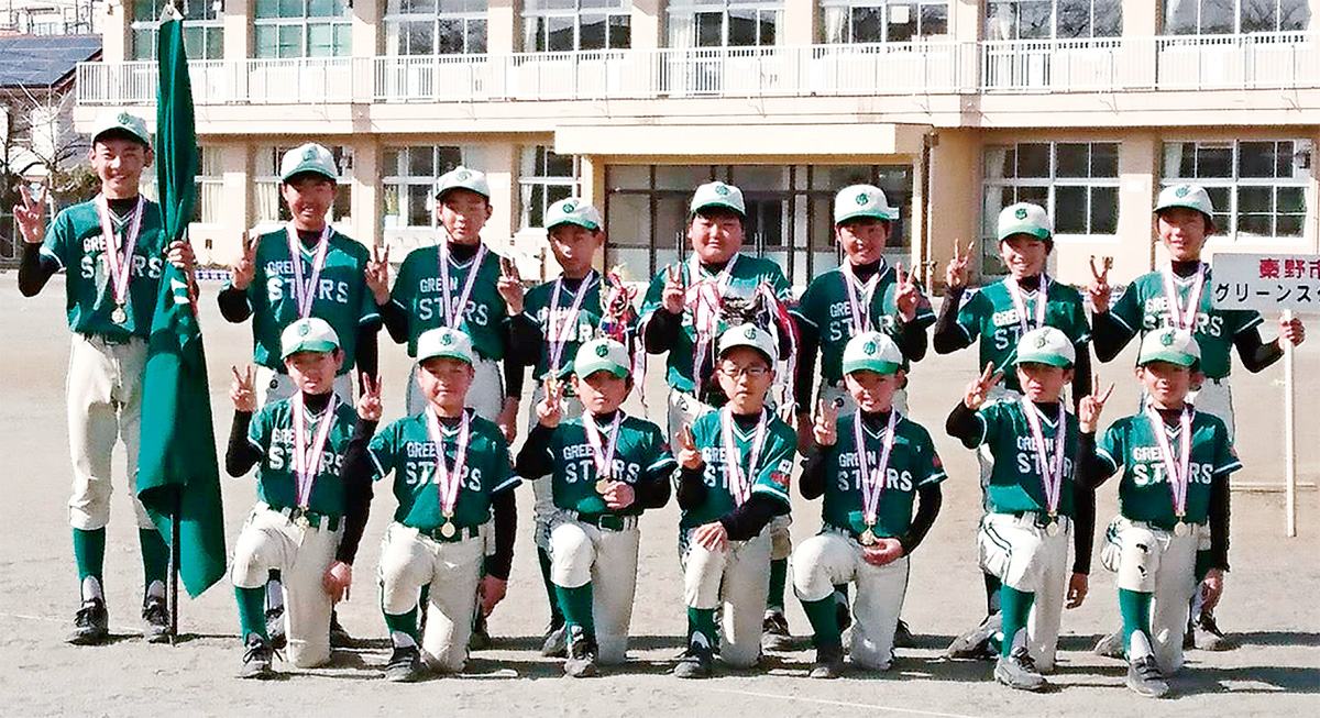 優勝したグリーンスターズ