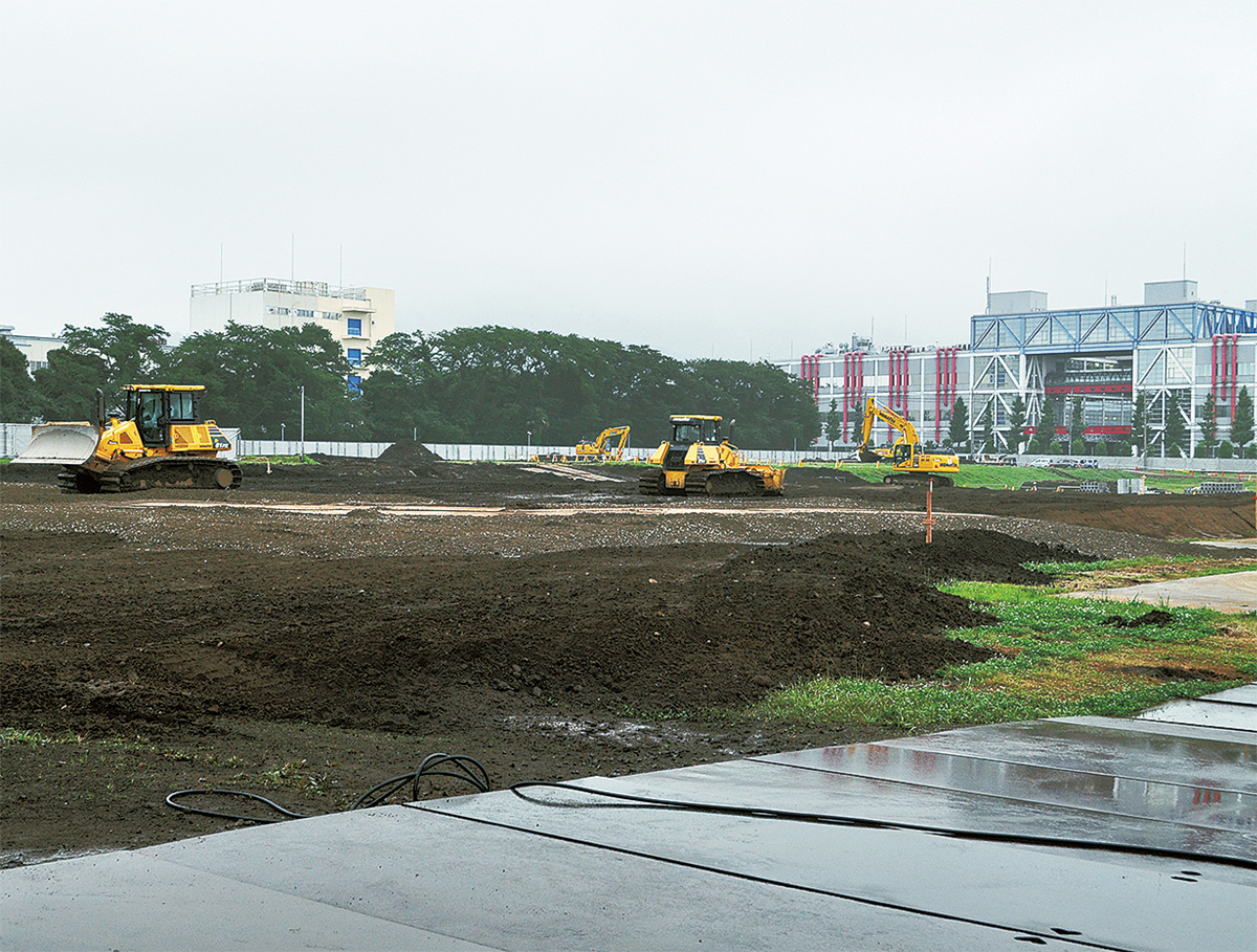 実車での検証実験棟を建設