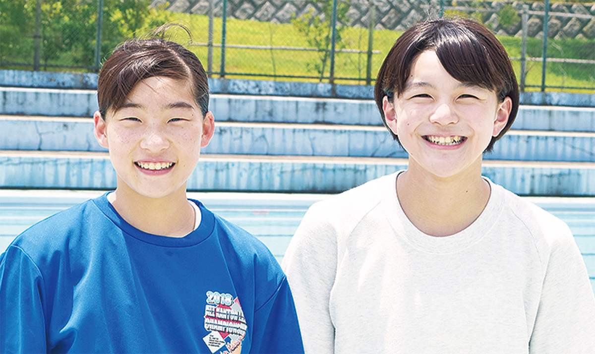 牧嶋さん（左）と佐藤さん