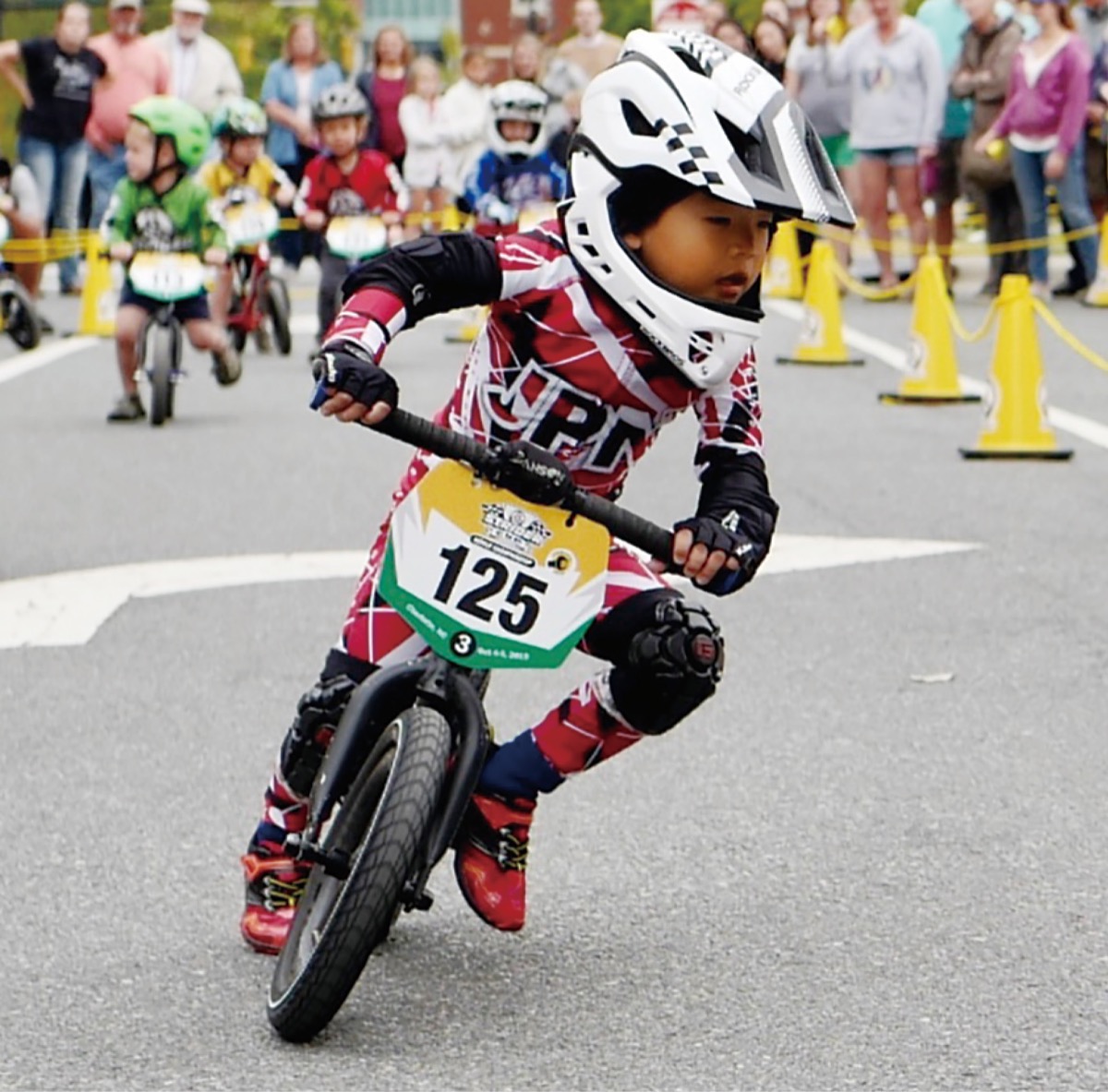 颯爽とライディング