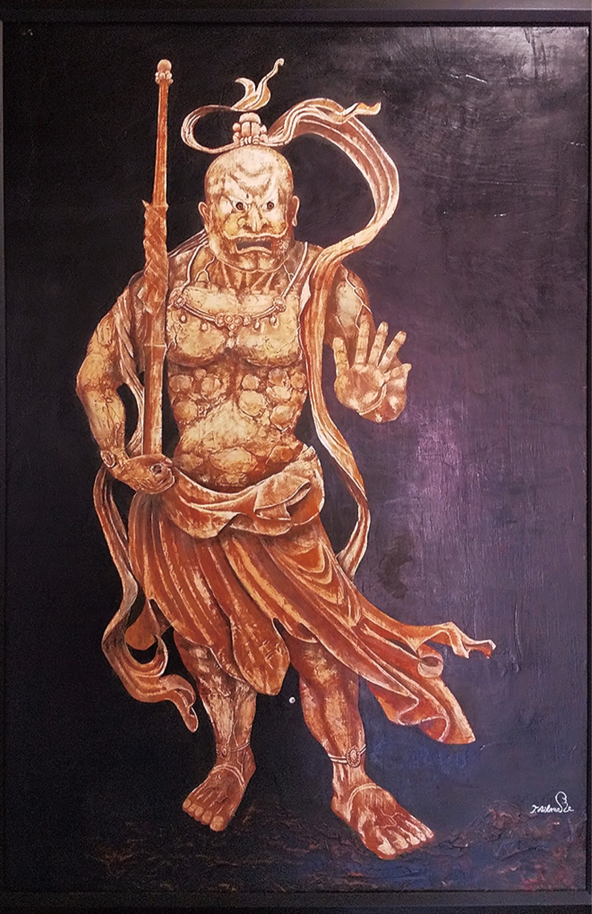 相原さんの作品、金剛力士像