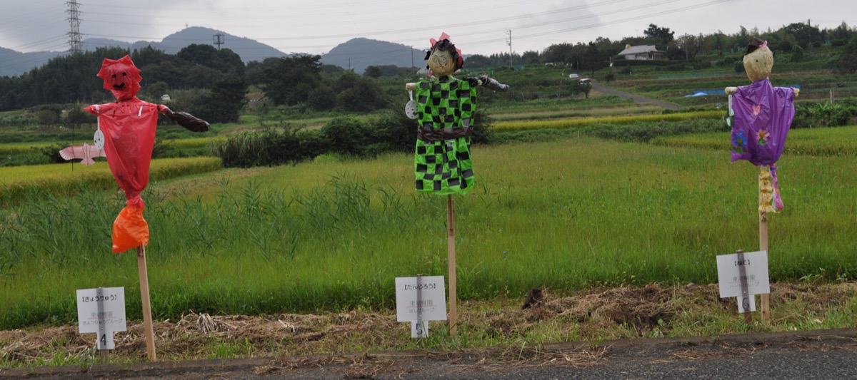 【Web限定記事】田原ふるさと公園 個性豊かな「かかし」がズラリ | 秦野 | タウンニュース