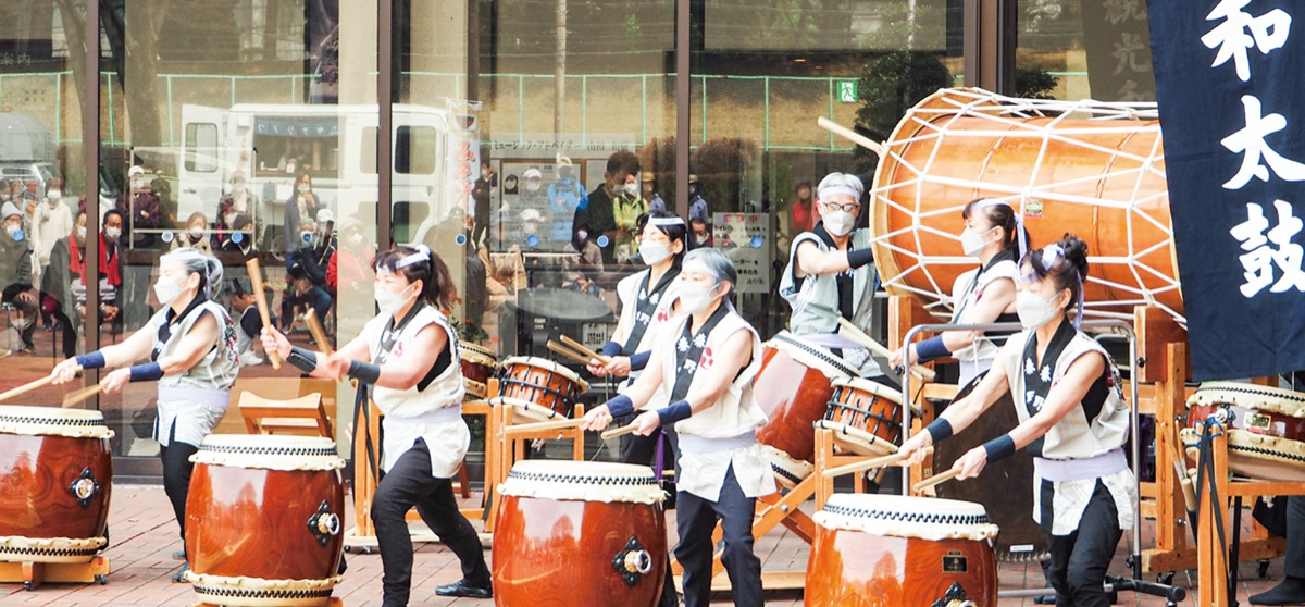太鼓は”腹で聴く” (写真1)