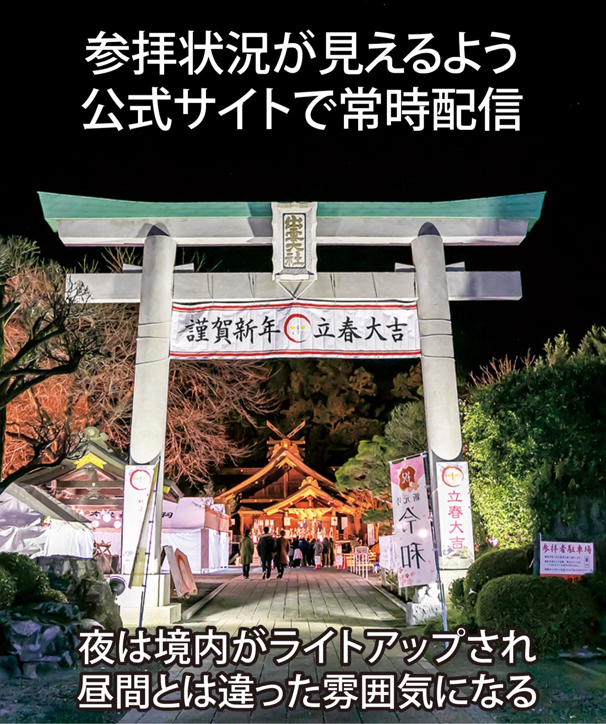 初詣は出雲大社相模分祠へ (写真1)