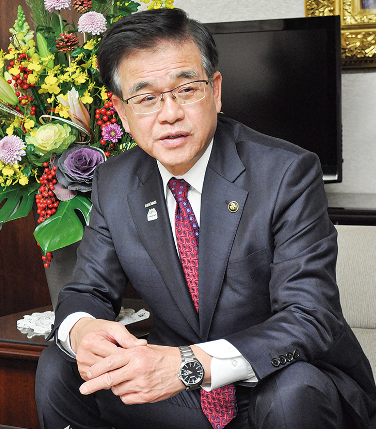 表丹沢への想いを語る高橋市長