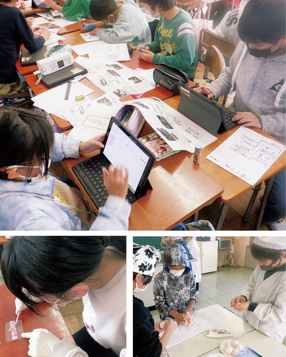 渋小５年１組・４組 児童企画 八重桜祭り １年間の学び地域に発表 | 秦野 | タウンニュース