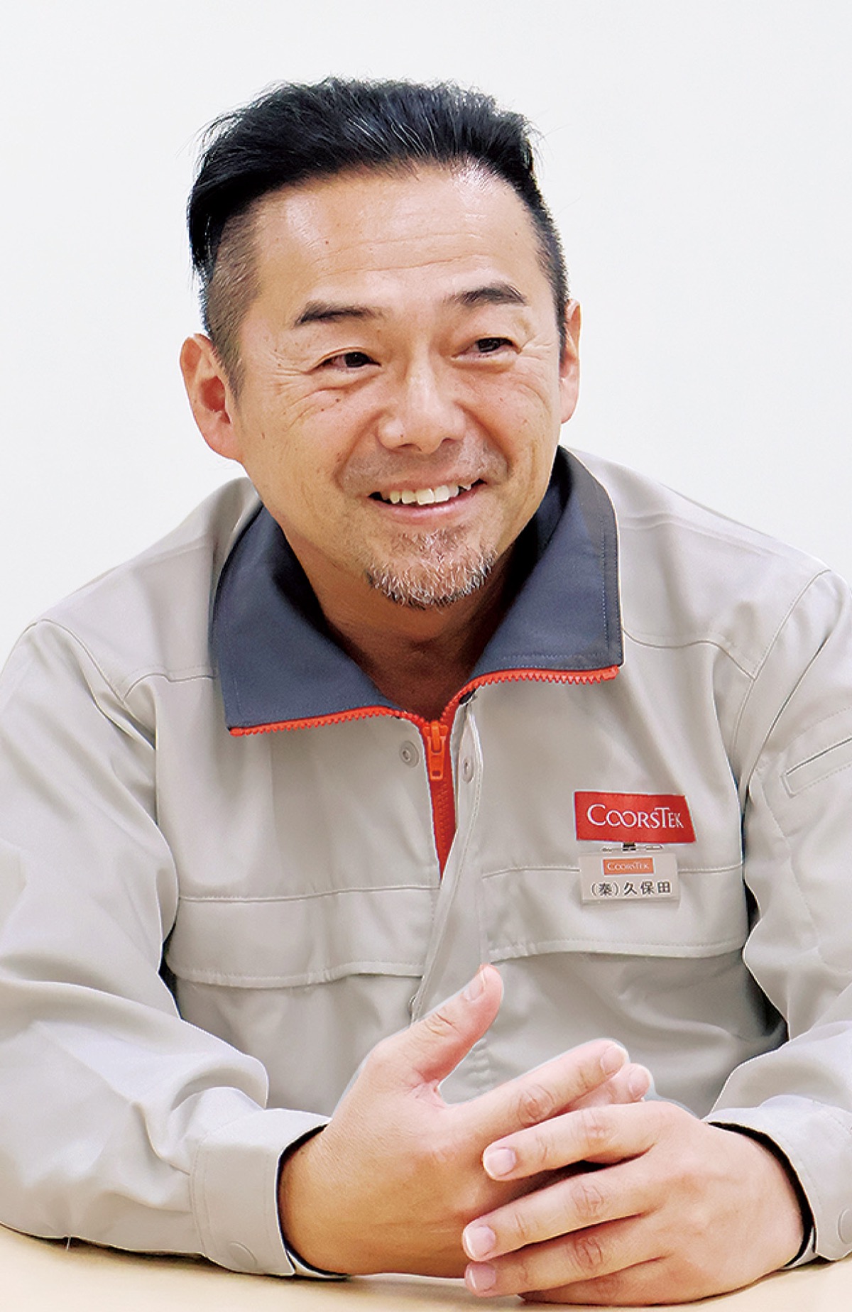 インタビューに答える秦野事業所の久保田所長