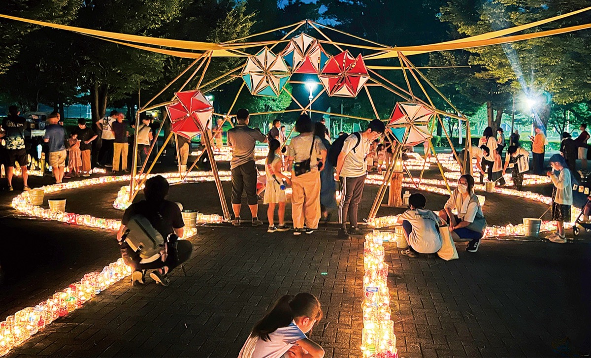 戦後80年 平和の灯ともす