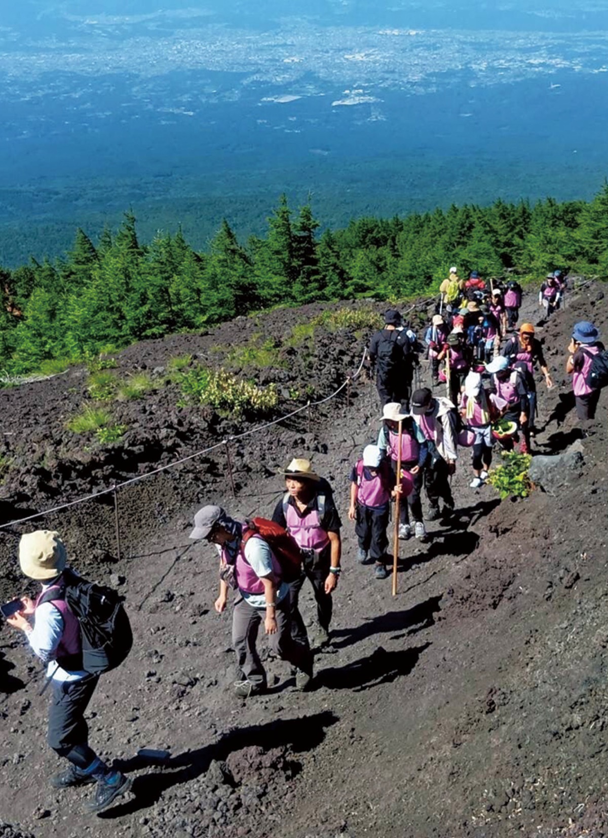 伝統の富士登山