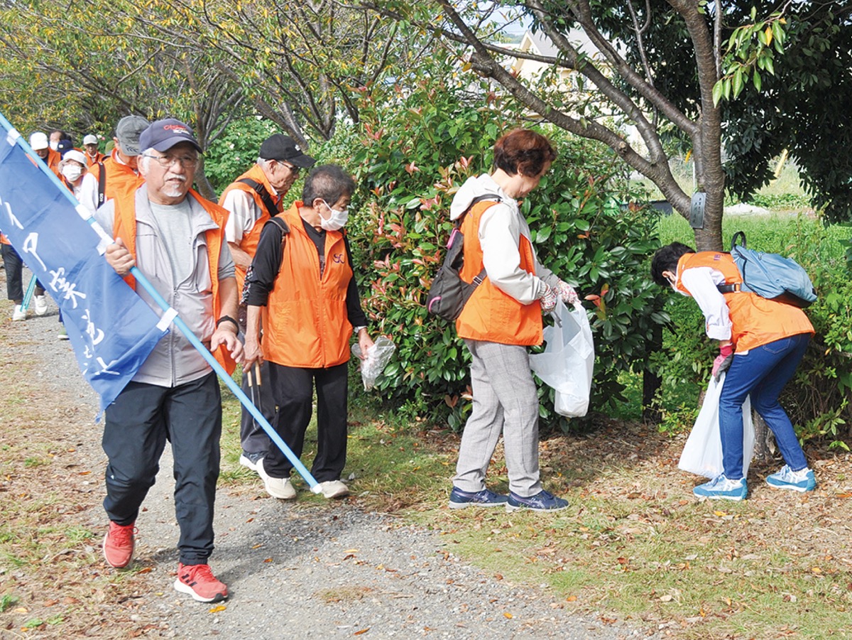 秦野市内で清掃活動実施
