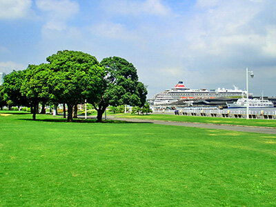 会場の山下公園