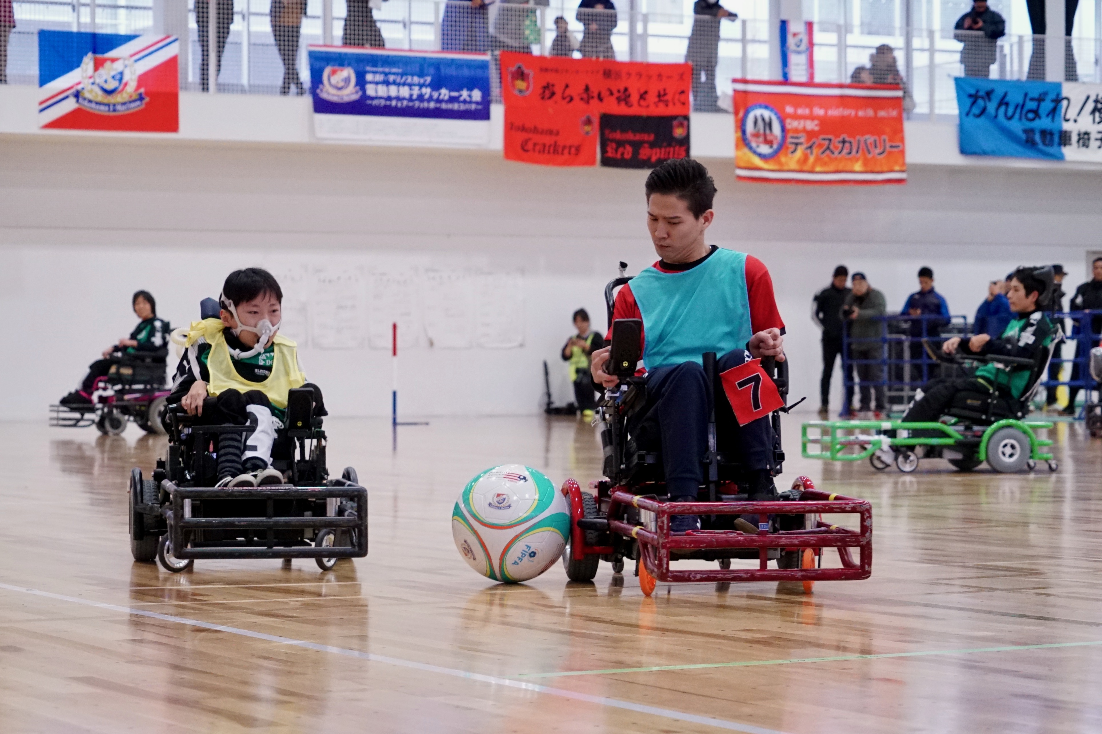 電動車いすサッカー大会「横浜F・マリノスカップ」